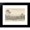 thumbnail image 1 of Lake Bonbong near MacLachlan station on the west coast from Cape Bridgewater 20x24 Framed Art Print by Eugene von Guerard, 1 of 2