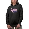 thumbnail image 1 of Lake Bum Gift, Black Hooded Sweatshirt or Hoodie, 2XL, 1 of 5