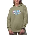 thumbnail image 1 of Lake Bum Tie Dye Text Art Merch Gift, Sand Hooded Sweatshirt or Hoodie, Medium, 1 of 5