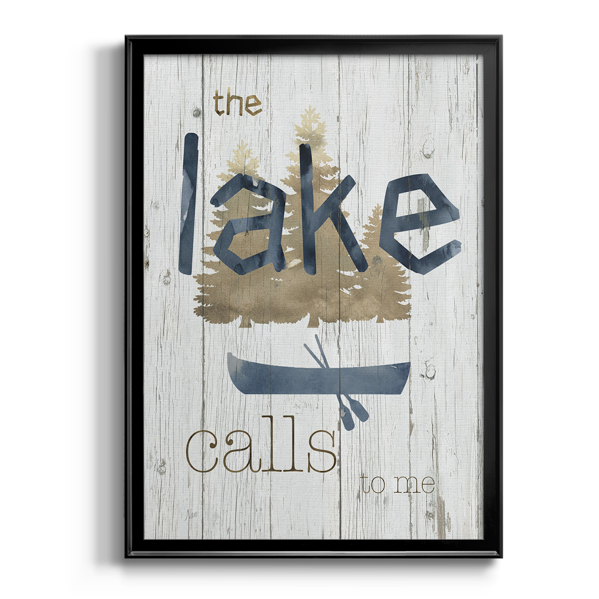 Lake Calls Me Premium Classic Framed Print - Ready to Hang