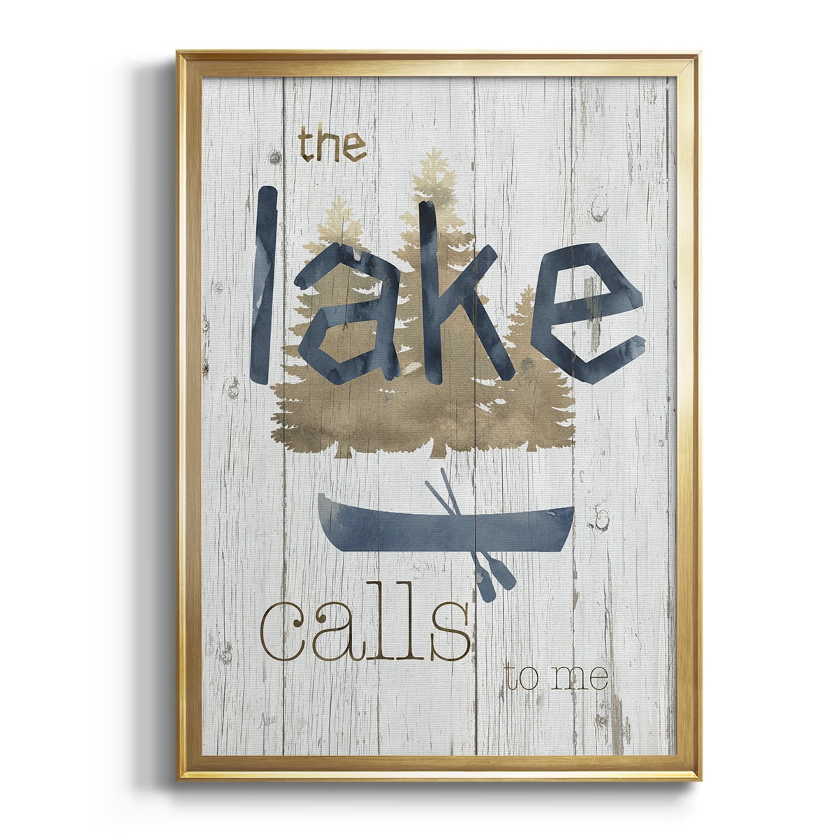 Lake Calls Me Premium Classic Framed Print - Ready to Hang
