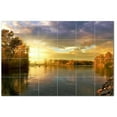 thumbnail image 1 of Lake Ceramic Tile Mural Kitchen Backsplash Bathroom Shower, 400726-XL64, 1 of 3