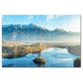 thumbnail image 1 of Lake Ceramic Tile Mural Kitchen Backsplash Bathroom Shower, 400734-S64, 1 of 3