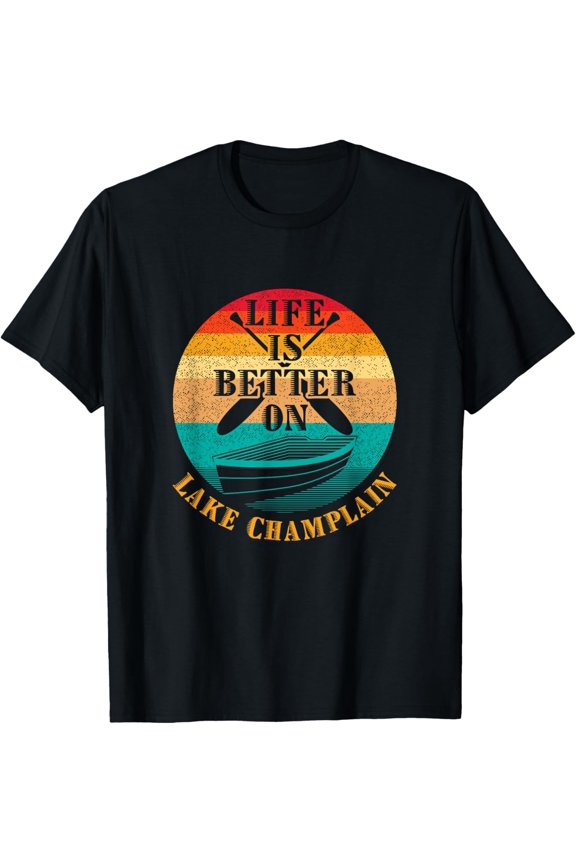 Lake Champlain Boating Life T-Shirt