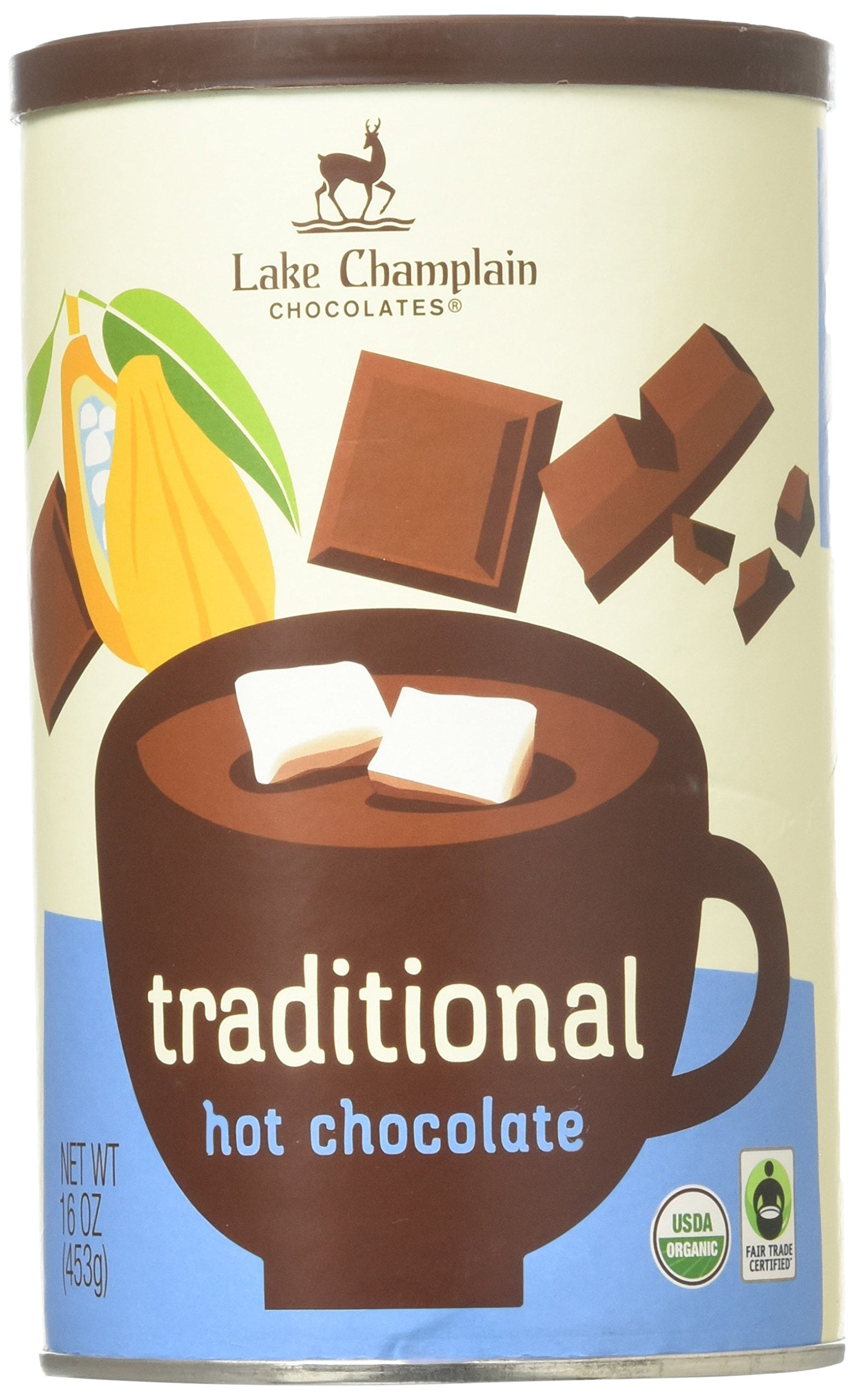 Lake Champlain Chocolates SCH4 Traditional Hot Chocolate, 16 oz