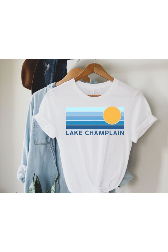 Lake Champlain TShirt, Vermont Gift Unisex Tee