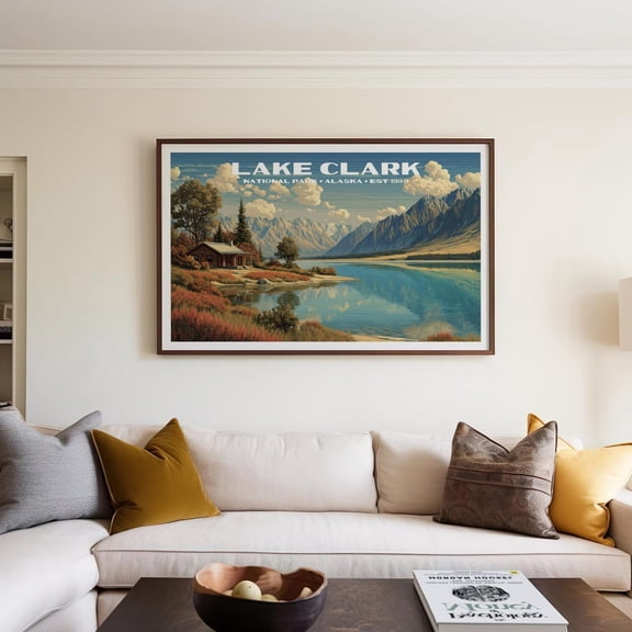 Lake Clark National Park Nature Poster