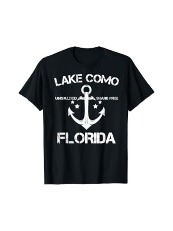Lake Como Florida Fishing Camping Summer T-Shirt, Unisex T-Shirt