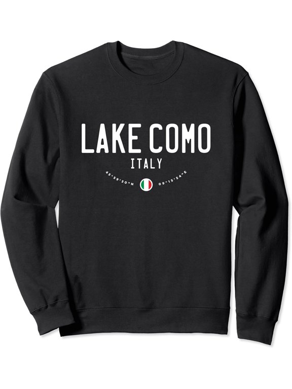 Lake Como Italy Flag Sweatshirt