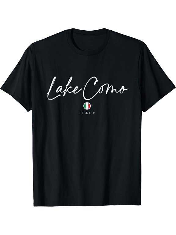 Lake Como Italy Flag T-Shirt