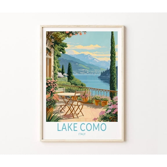 Lake Como Italy Minimalist Lakeside Home Decor