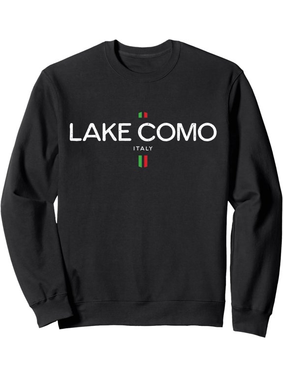 Lake Como Italy Retro Vintage Sweatshirt