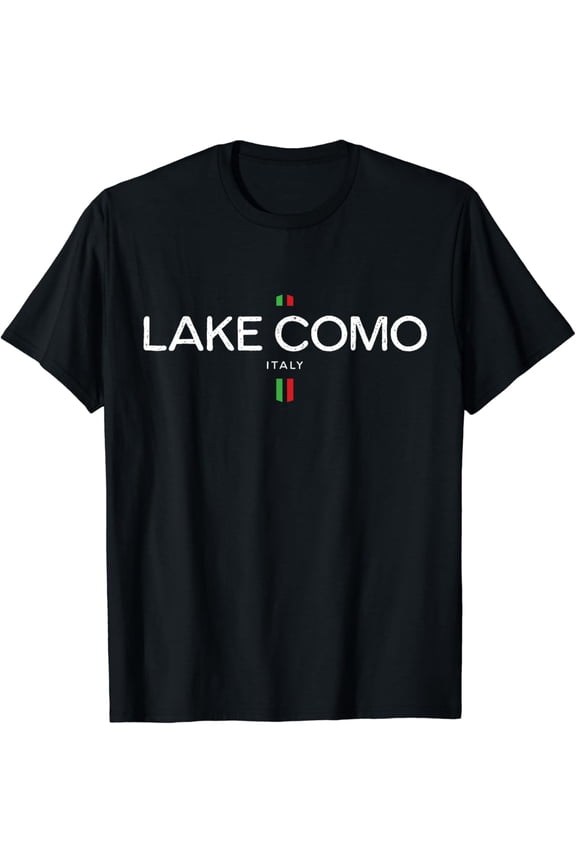 Lake Como Italy Retro Vintage T-Shirt