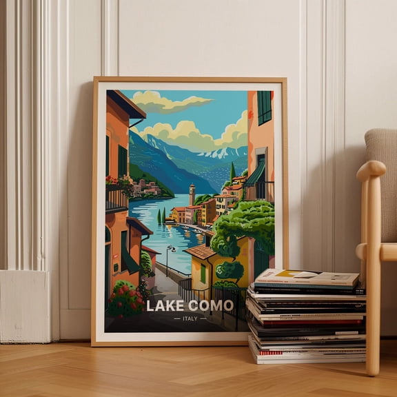 Lake Como Italy Scenic Lakes Wall Decor