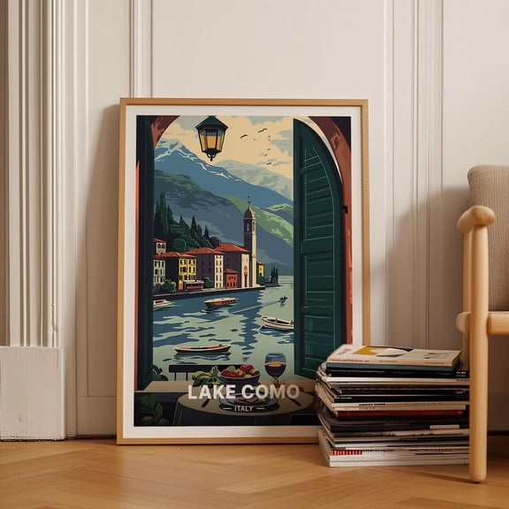 Lake Como Italy Scenic Wall Decor