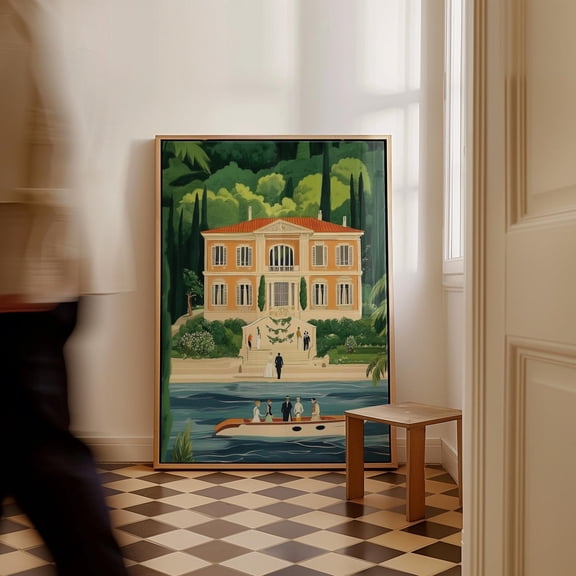 Lake Como, Italy Wall Art, Lake Como Poster, Lake Como Poster, Milan Poster, Italy,Lake Como Wedding Gift Home Decor, 8x12 UNFRAMED