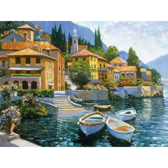 Lake Como Landing Art Print by Howard Behrens, 40" x 30", Sold by Art.com