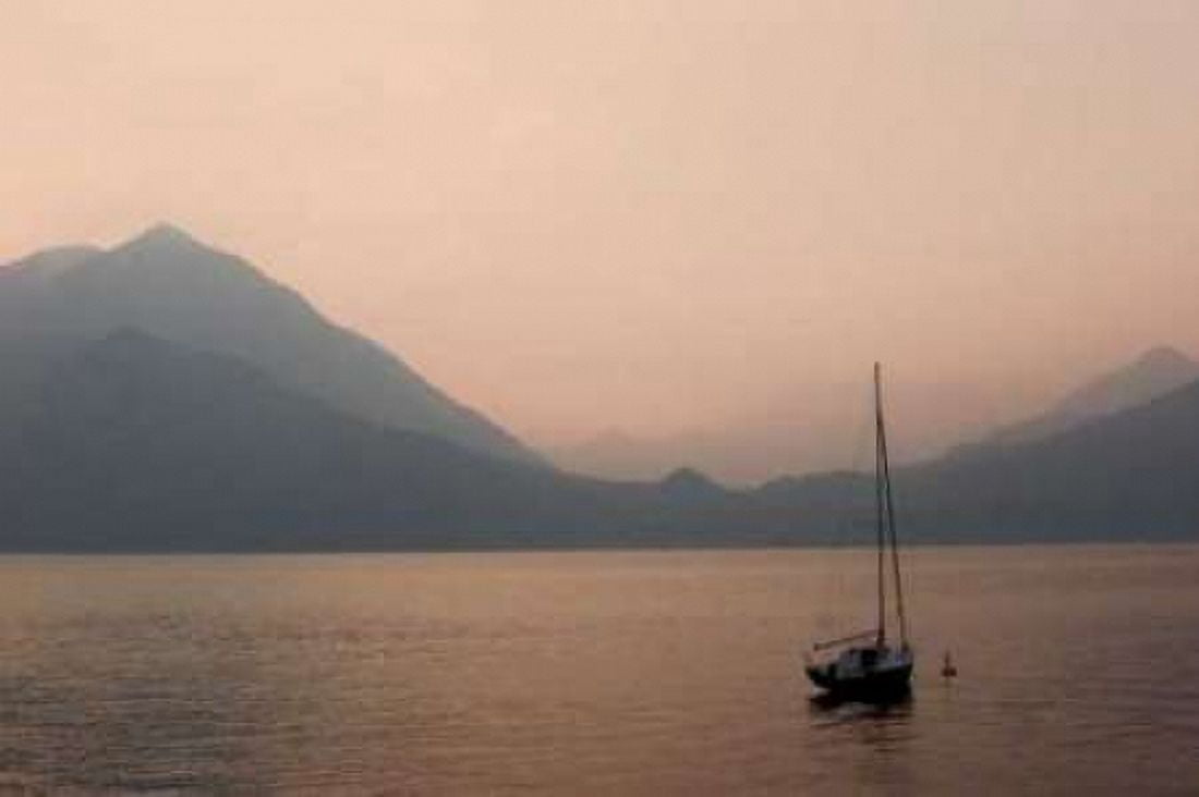 Lake Como Sailboats IV Canvas Art - Rita Crane (12 x 18)