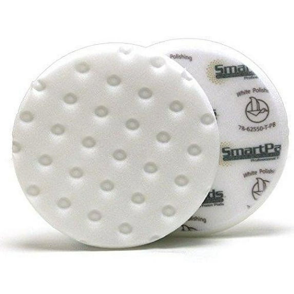 Lake Country CCS Smart Pads DA 5.5 inch Foam Pad (White, 5.5 inch)
