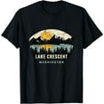 thumbnail image 1 of Lake Crescent Washington, WA Vacation Souvenir T-Shirt, 1 of 4