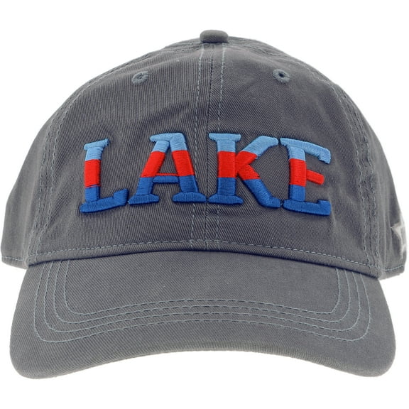 Pavilion Gift Company - Lake - Dark Gray Adjustable Hat