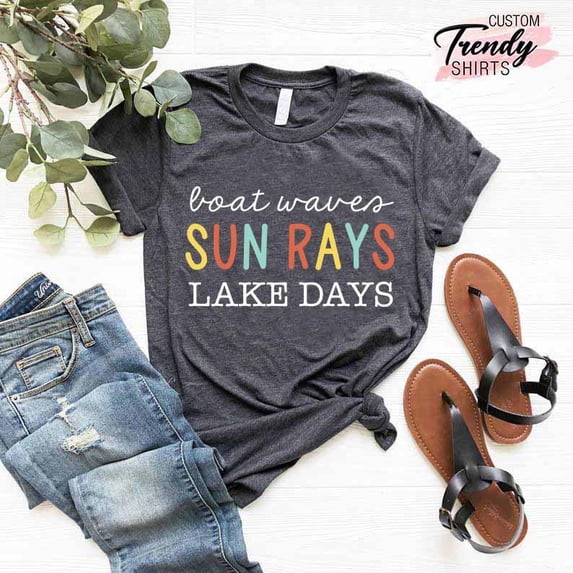 Lake Days Shirt, Lake Trip T-Shirt, Mens River Life Shirt, Lake Gift Shirt, Boat Shirt, Boat Shirts For Women, Cute Lake Shirt, Summer Shirt TSHIRT All Size S-5XL