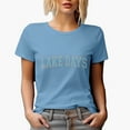 thumbnail image 1 of Lake Days, Vacation Themed Merch Gift, Baby Blue T-Shirt, Small, 1 of 1