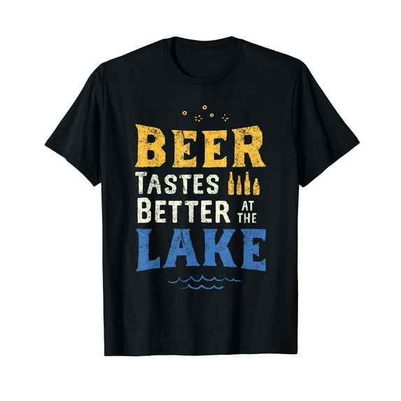 Lake Drinking Shirt Beer Tastes Better At The Lake Life Gift