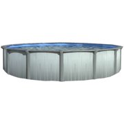Lake Effect Pools 15' Round 52" Steel-Sided Wall Aqua Brook Aboveground Swimming Pool
