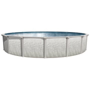 Lake Effect Pools Antigua 24 x 52" Round Steel Walled Above Ground Swimming Pool
