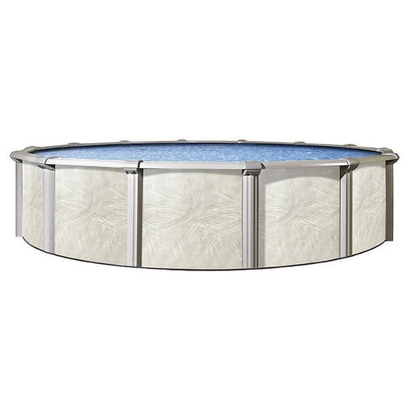 Lake Effect Pools Fallston 15' Round x 52" Steel Sided Wall Above Ground Swimming Pool
