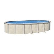Lake Effect Pools Fallston 15' x 30' Oval x 52" Steel Sided Wall Above Ground Swimming Pool