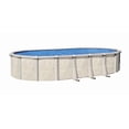 thumbnail image 1 of Lake Effect Pools Forever 12' x 24' Oval x 54" Resin Protected Steel Wall Above Ground Swimming Pool, 1 of 8