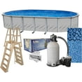 thumbnail image 1 of Lake Effect Pools Galleria 15' x 30' x 52" Height Oval Above Ground Swimming Pool, Full Start-up Kit, 1 of 8