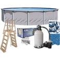 thumbnail image 1 of Lake Effect Pools Galleria 18' Round 52" Height Above Ground Swimming Pool, Full Start-up Kit, 1 of 7
