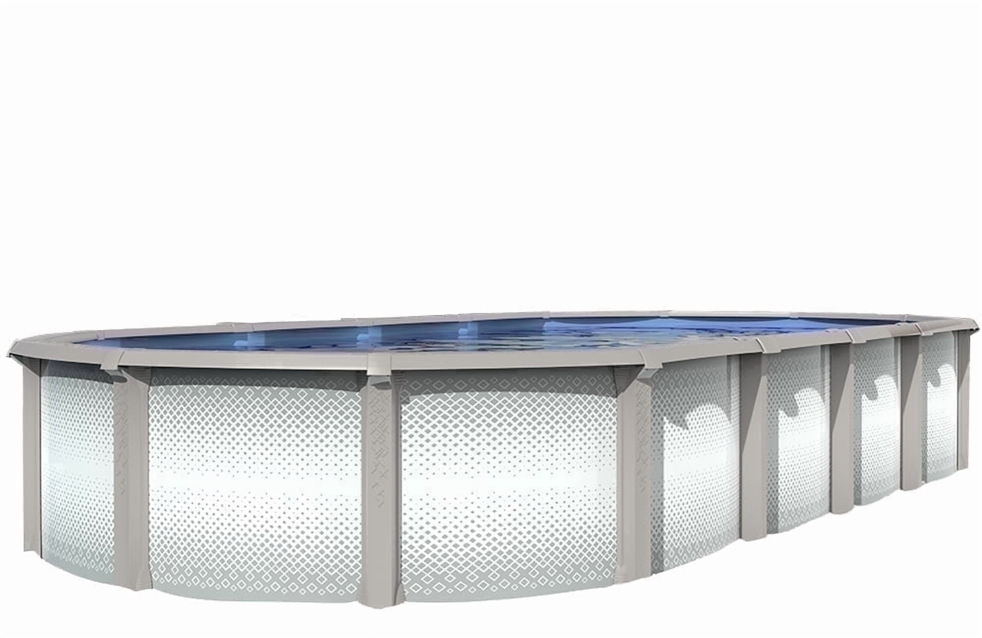 Lake Effect Pools Grand Cayman 15' x 30' x 52" Oval Resin Protected Above Ground Swimming Pool