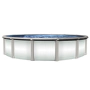 Lake Effect Pools Grand Cayman 15 x 52" Round Resin Protected Above Ground Swimming Pool