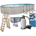 thumbnail image 1 of Lake Effect Pools Meadows 12' x 18' x 52" Oval Above-Ground Swimming Pools, Full Start-up Kit, 1 of 7