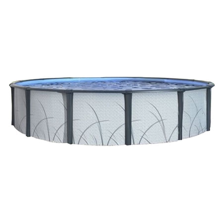 Lake Effect Pools Riverbank II 15' x 52" Round Resin Protected Above Ground Swimming Pool