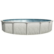 Lake Effect Pools Riviera 15' Round x 52" Resin Protected Steel Sided Above Ground Swimming Pool
