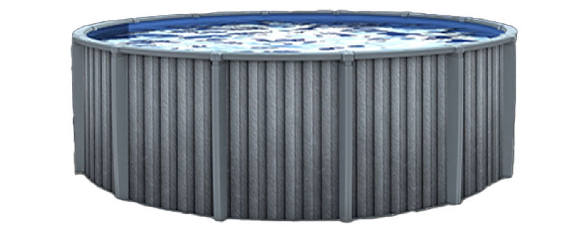 Lake Effect Pools Santa Catalina 15' x 52" Round Resin Protected Above Ground Swimming Pool