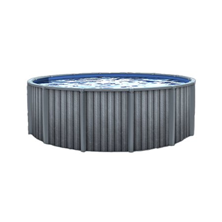 Lake Effect Pools Santa Catalina 27' x 52" Round Resin Protected Above Ground Swimming Pool