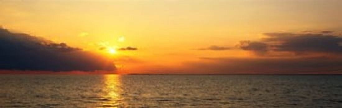 Lake Erie NY USA Canvas Art - Panoramic Images (18 x 6)
