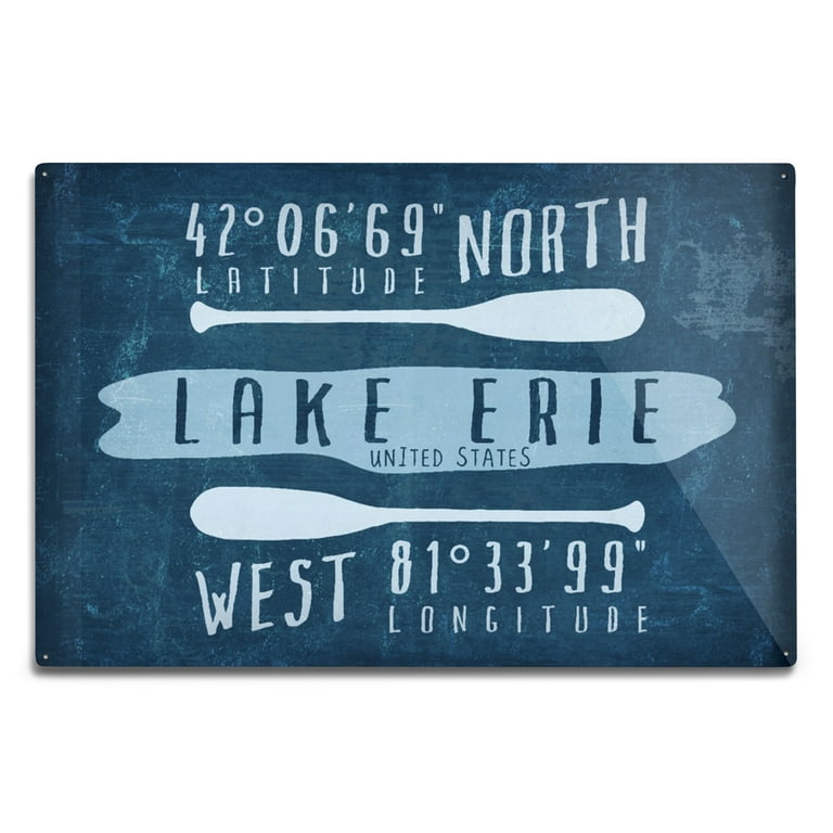 Lake Erie, United States, Lake Essentials, Latitude and Longitude 