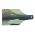 thumbnail image 1 of Lake Forest Cutting Board, Canada Peyto Lake Pine Trees and Mountains Serenity Pastel Toned Photo, Decorative Tempered Glass Cutting and Serving Board, in 3 Sizes, by Ambesonne, 1 of 2