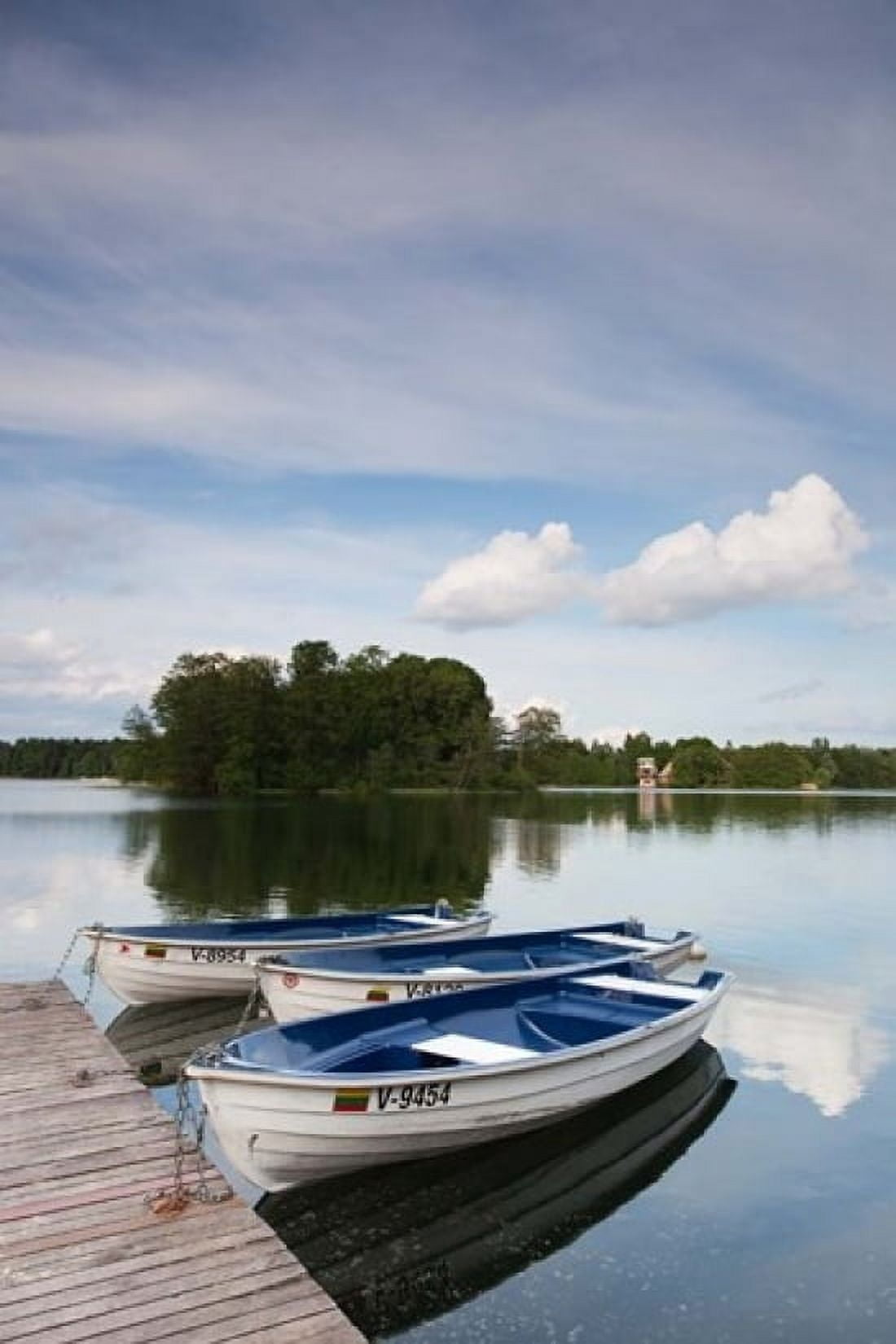 Lake Galve Trakai Historical National Park Lithuania VII Canvas Art - Walter Bibikow DanitaDelimont (11 x 17)
