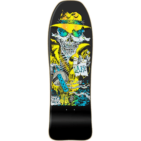 Lake Gangster Reissue Skateboard Deck 9.75x32.12 Black Stain