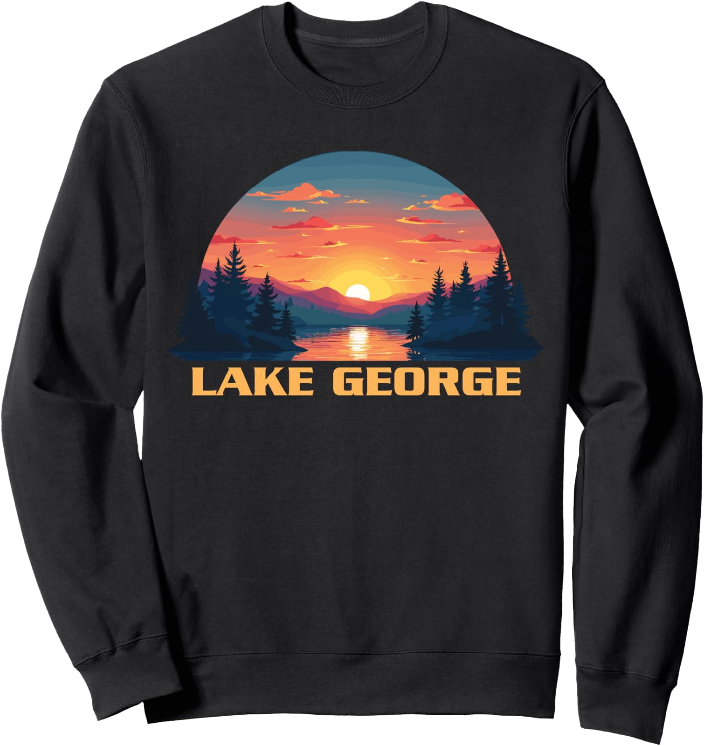 Lake George New York Gift Idea Sweatshirt - Walmart.com