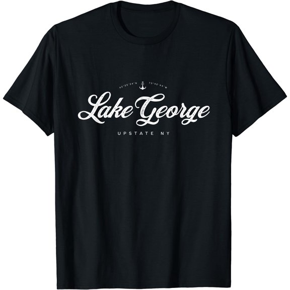 Lake George New York Vintage Retro T-Shirt, Unisex T-Shirt