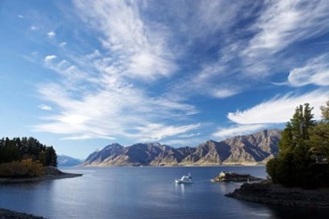 Lake Hawea Otago South Island New Zealand Canvas Art - David Wall DanitaDelimont (17 x 11)